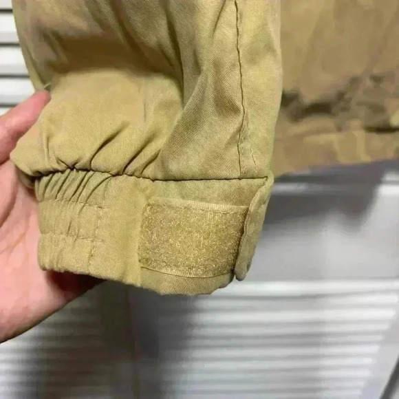 Weathercast Outerwear Khaki Men’s Full Zip Wind and Rain Jacket Size M - Picture 3 of 11